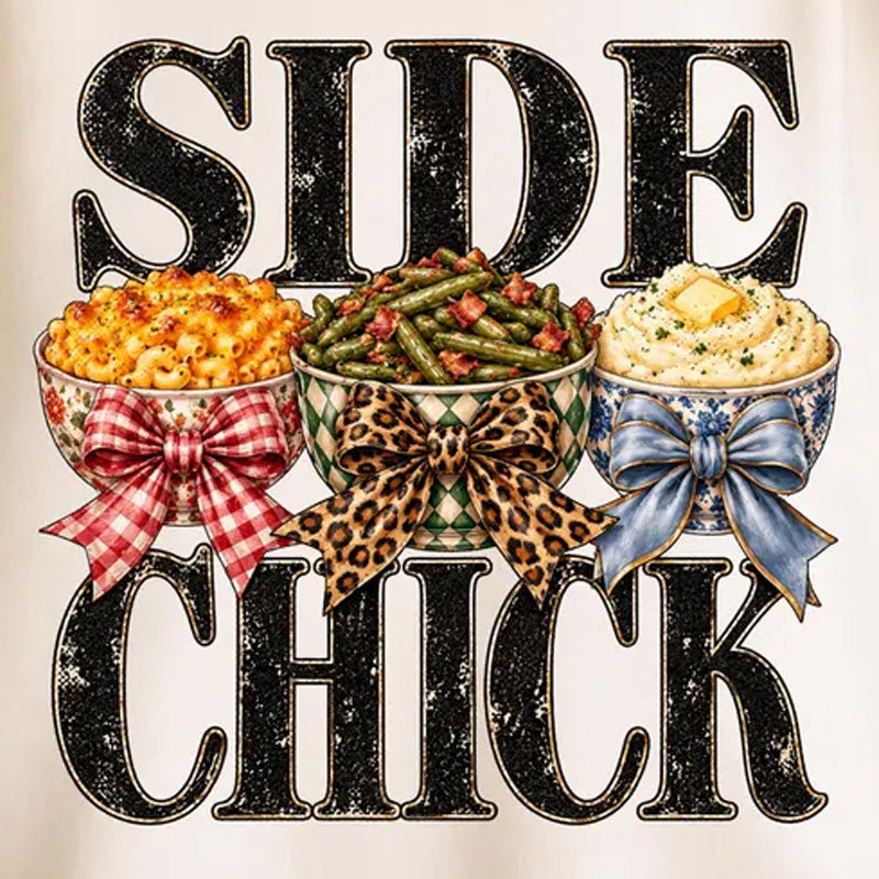 Side Chick DTF Transfer