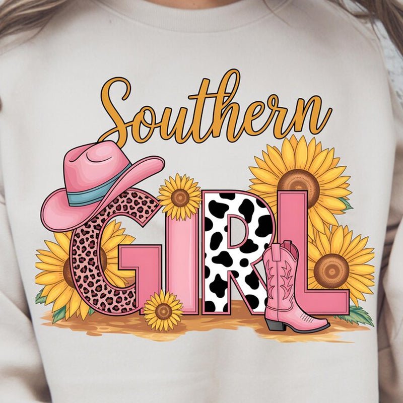 Southern Girl Sunflowers T-shirt