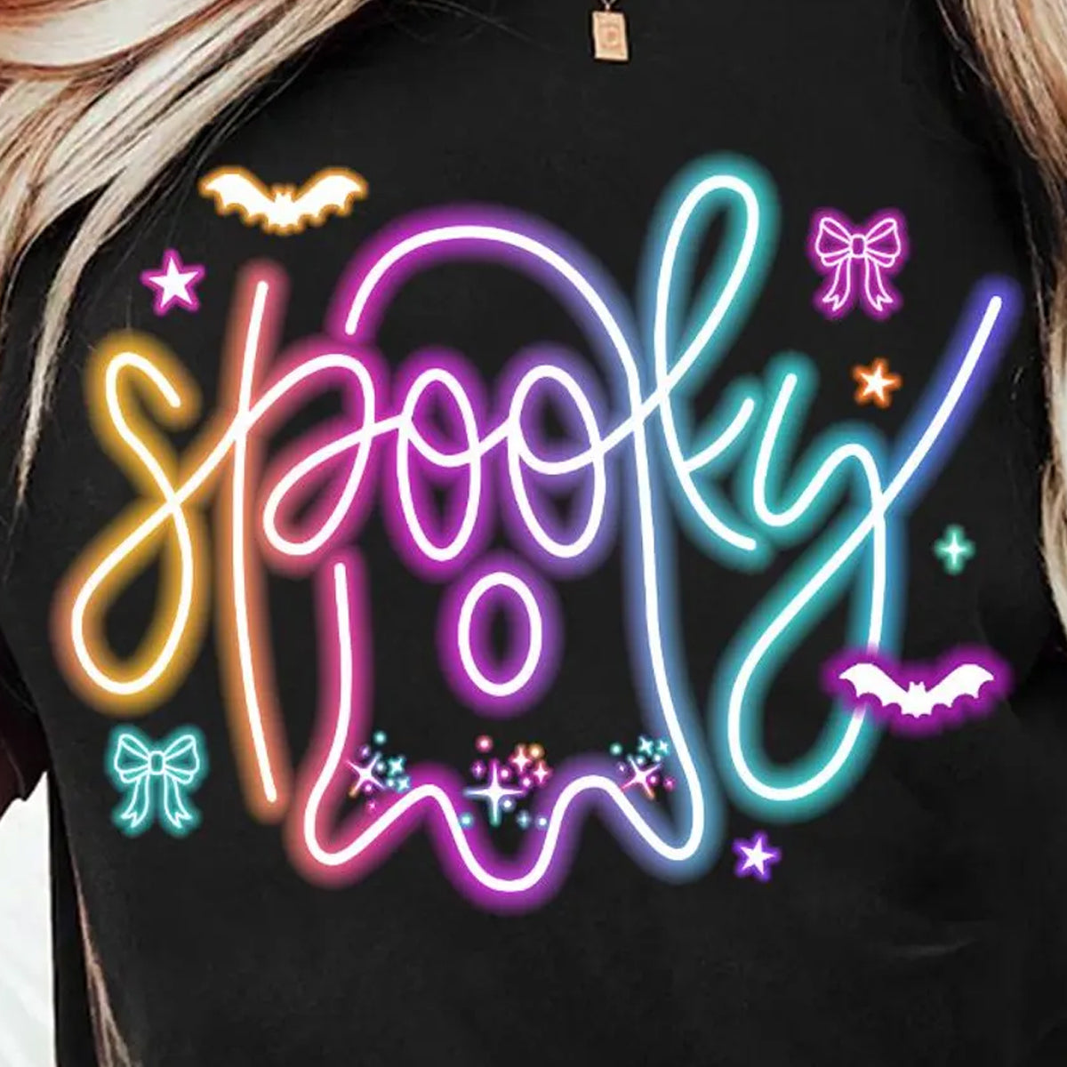 Spooky GLOW IN THE DARK DTF transfer