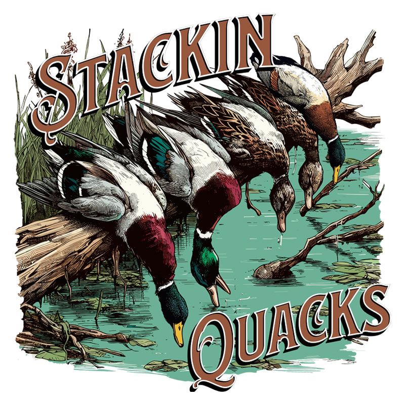 Stackin Kicks Stackin' Quacks DTF Transfer - SandB's Tees