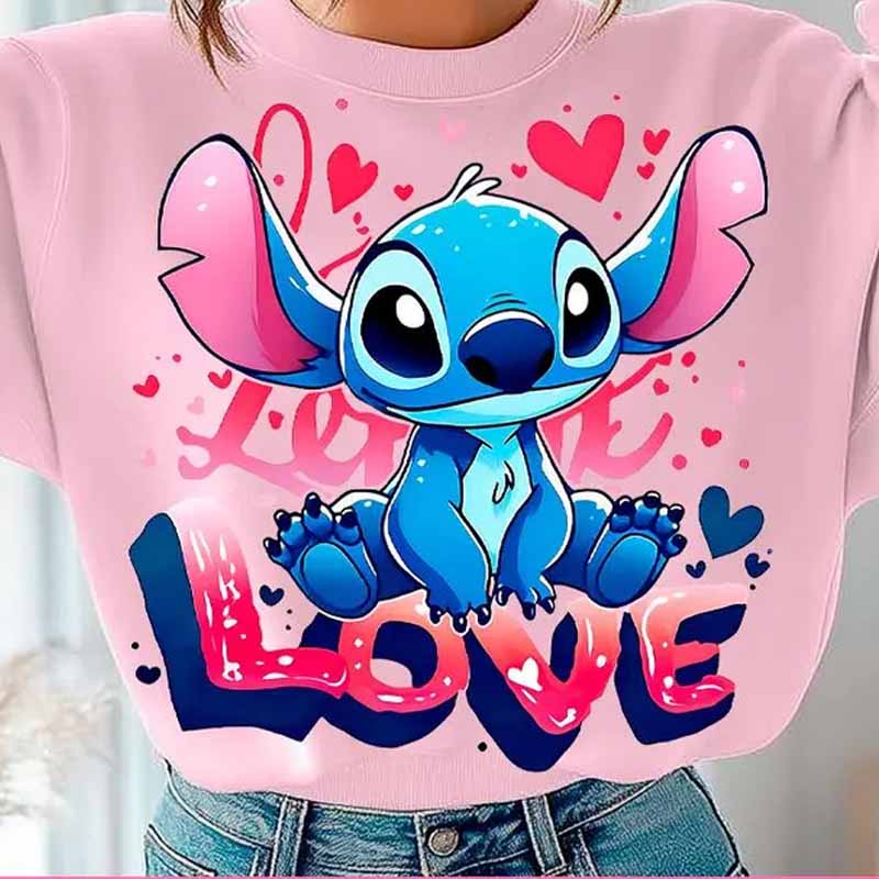 Stitch Love graffiti DTF Transfer