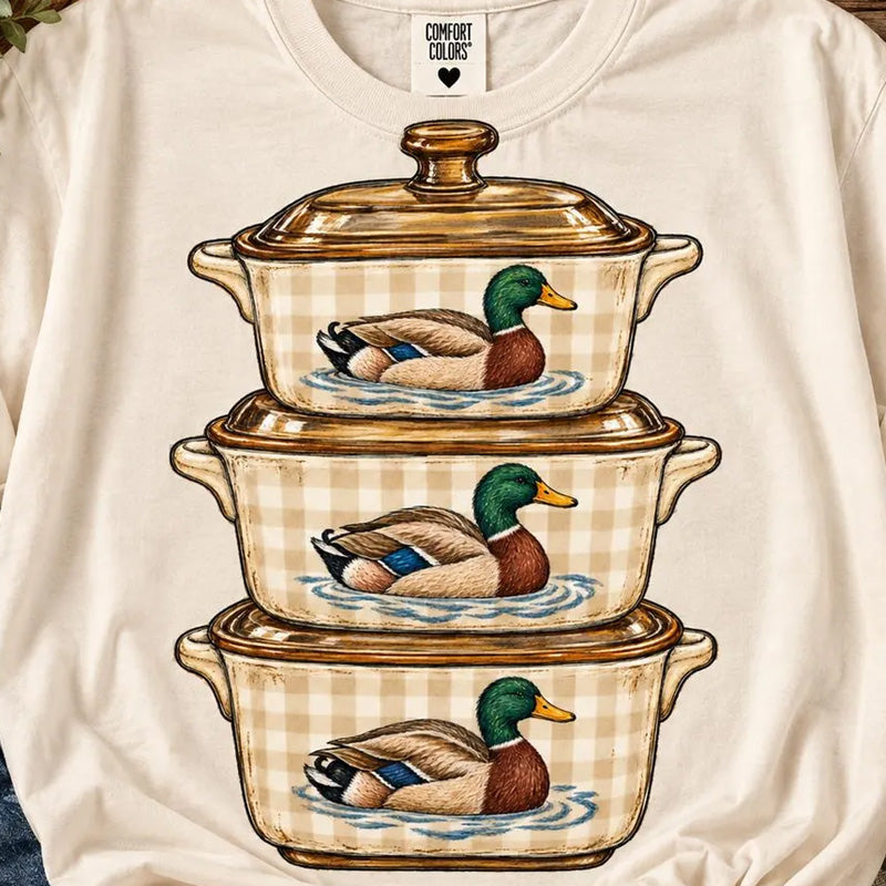 Vintage Duck Bowls DTF Transfer